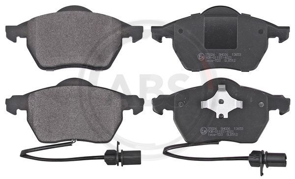 Brake Pad Set, disc brake A.B.S. 35026