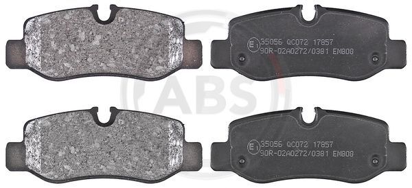 Brake Pad Set, disc brake A.B.S. 35056