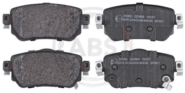 Brake Pad Set, disc brake A.B.S. 35063