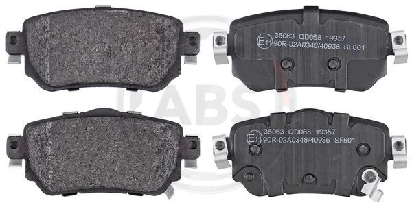 Stabdžių trinkelių rinkinys, diskinis stabdys A.B.S. 35063
