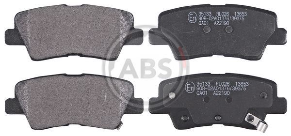 Brake Pad Set, disc brake A.B.S. 35133