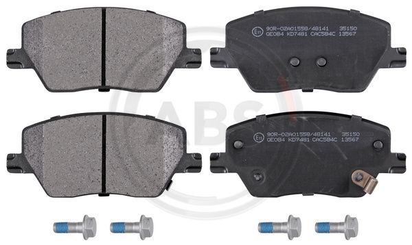 Brake Pad Set, disc brake A.B.S. 35150