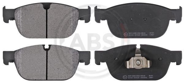 Brake Pad Set, disc brake A.B.S. 35151