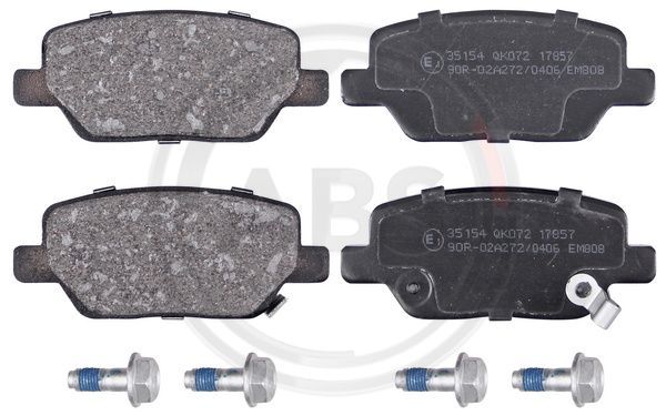 Brake Pad Set, disc brake A.B.S. 35154