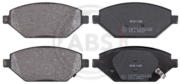 Brake Pad Set, disc brake A.B.S. 35158