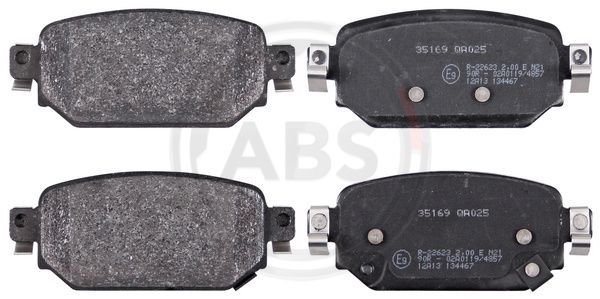 Brake Pad Set, disc brake A.B.S. 35169