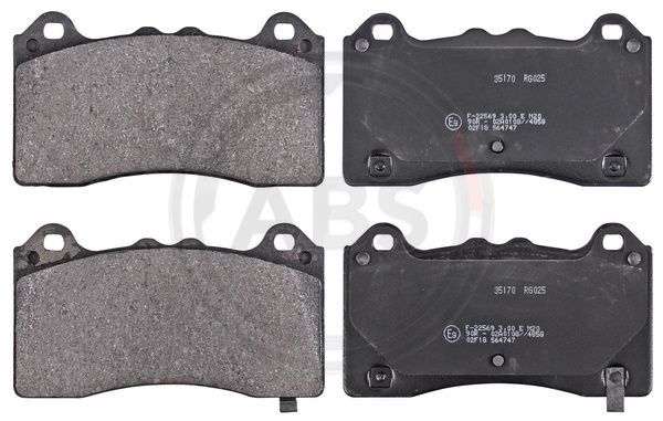 Brake Pad Set, disc brake A.B.S. 35170