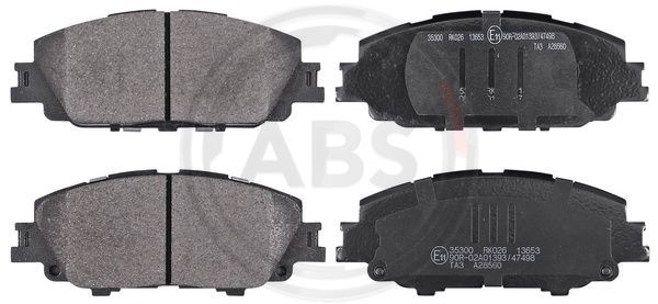 Brake Pad Set, disc brake A.B.S. 35300