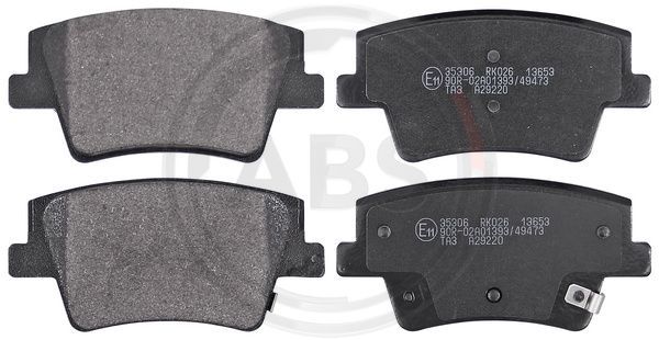 Brake Pad Set, disc brake A.B.S. 35306