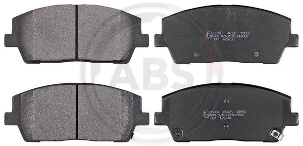 Brake Pad Set, disc brake A.B.S. 35307