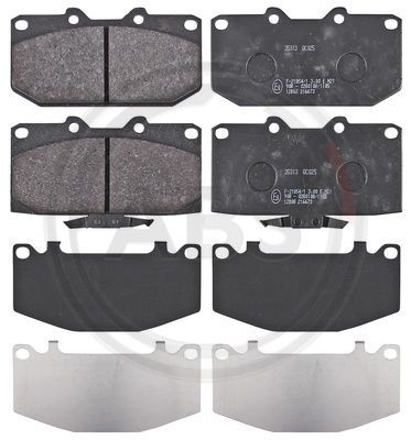 Brake Pad Set, disc brake A.B.S. 35313