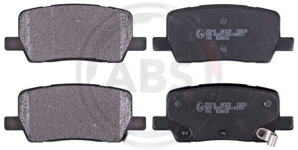 Brake Pad Set, disc brake A.B.S. 35316