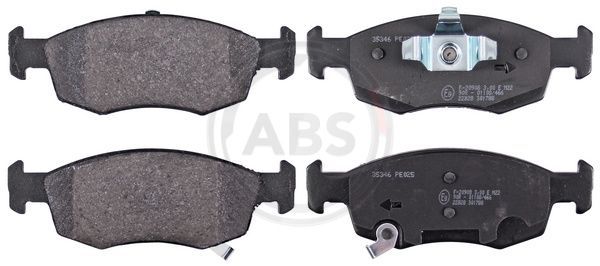 Brake Pad Set, disc brake A.B.S. 35346