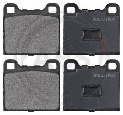 Brake Pad Set, disc brake A.B.S. 36088