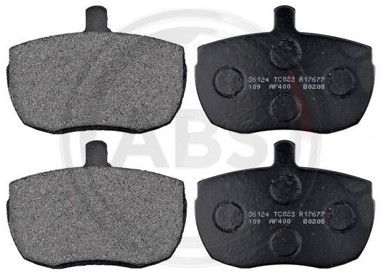 Brake Pad Set, disc brake A.B.S. 36124