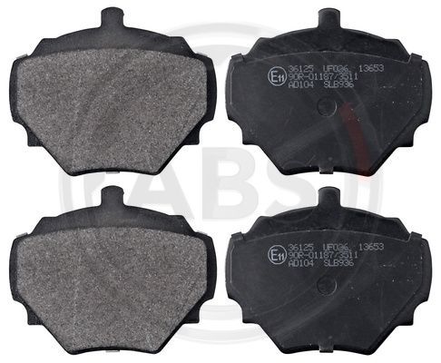 Brake Pad Set, disc brake A.B.S. 36125