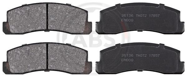 Brake Pad Set, disc brake A.B.S. 36136