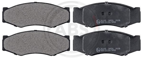 Brake Pad Set, disc brake A.B.S. 36168