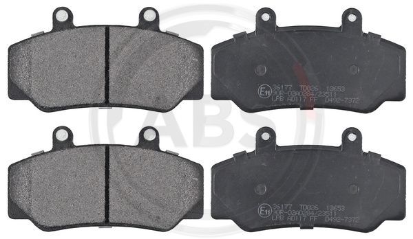 Brake Pad Set, disc brake A.B.S. 36177
