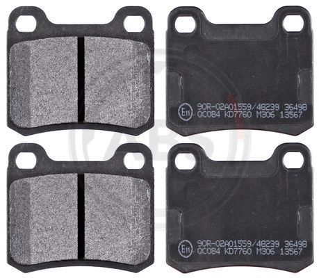 Brake Pad Set, disc brake A.B.S. 36498