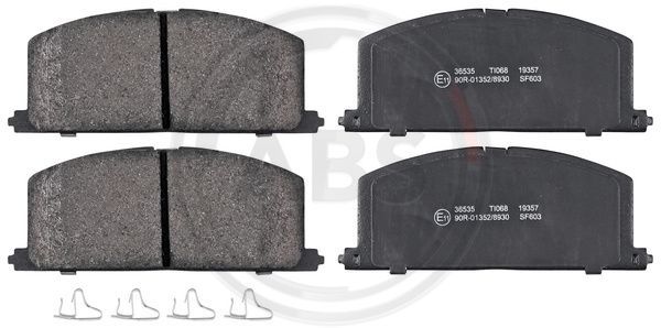 Brake Pad Set, disc brake A.B.S. 36535