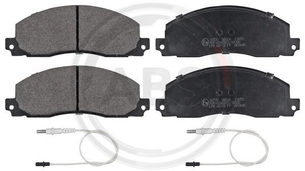 Brake Pad Set, disc brake A.B.S. 36570