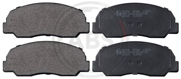 Brake Pad Set, disc brake A.B.S. 36588