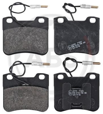 Brake Pad Set, disc brake A.B.S. 36598