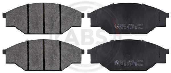 Brake Pad Set, disc brake A.B.S. 36603