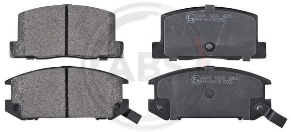 Brake Pad Set, disc brake A.B.S. 36605