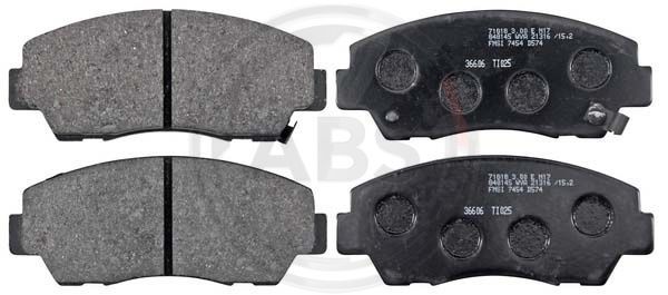 Brake Pad Set, disc brake A.B.S. 36606