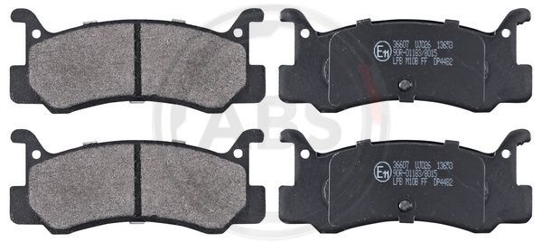 Brake Pad Set, disc brake A.B.S. 36607