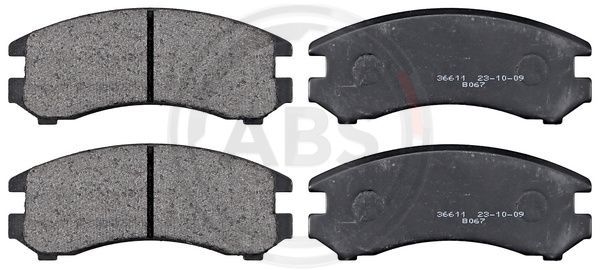 Brake Pad Set, disc brake A.B.S. 36611