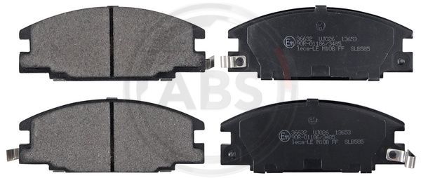 Brake Pad Set, disc brake A.B.S. 36632