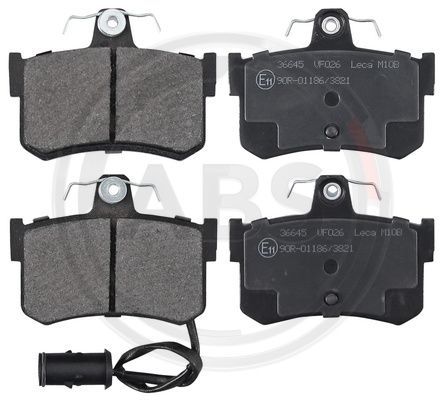 Brake Pad Set, disc brake A.B.S. 36645