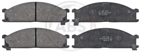 Brake Pad Set, disc brake A.B.S. 36657