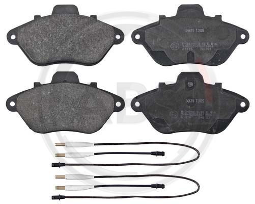 Brake Pad Set, disc brake A.B.S. 36670