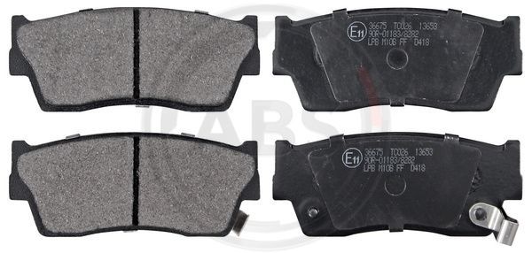 Brake Pad Set, disc brake A.B.S. 36675