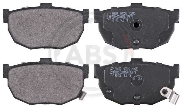 Brake Pad Set, disc brake A.B.S. 36692