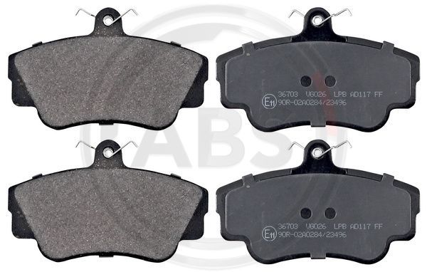 Brake Pad Set, disc brake A.B.S. 36703