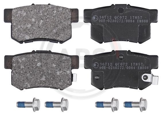 Brake Pad Set, disc brake A.B.S. 36712