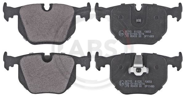 Brake Pad Set, disc brake A.B.S. 36715