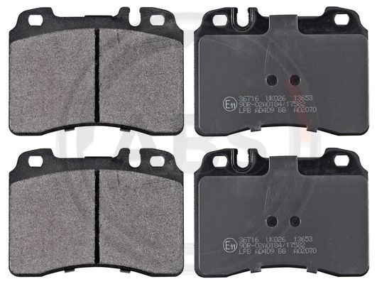 Brake Pad Set, disc brake A.B.S. 36716