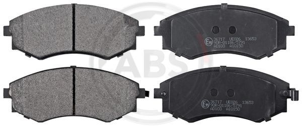 Brake Pad Set, disc brake A.B.S. 36717