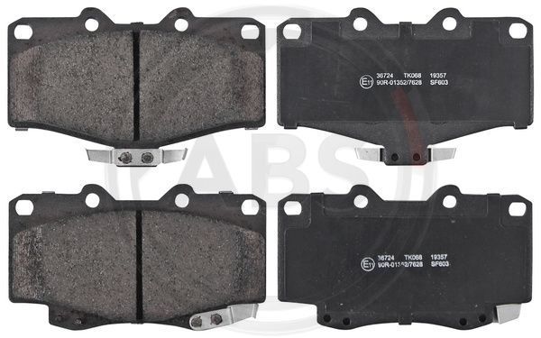 Brake Pad Set, disc brake A.B.S. 36724