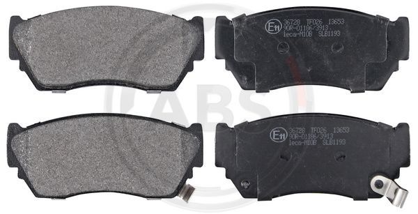 Brake Pad Set, disc brake A.B.S. 36728