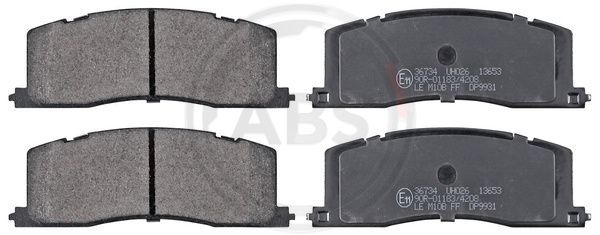 Brake Pad Set, disc brake A.B.S. 36734