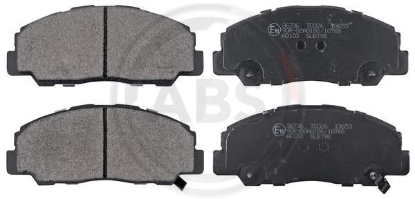 Brake Pad Set, disc brake A.B.S. 36736
