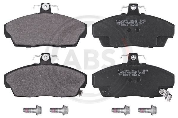 Brake Pad Set, disc brake A.B.S. 36746