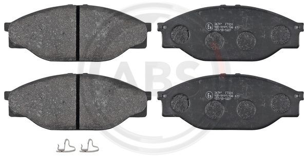 Brake Pad Set, disc brake A.B.S. 36761